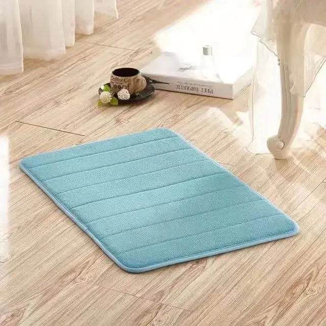 Absorbent bath mat