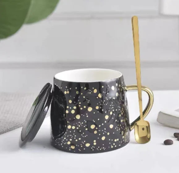 Taza de Cerámica Estrellada