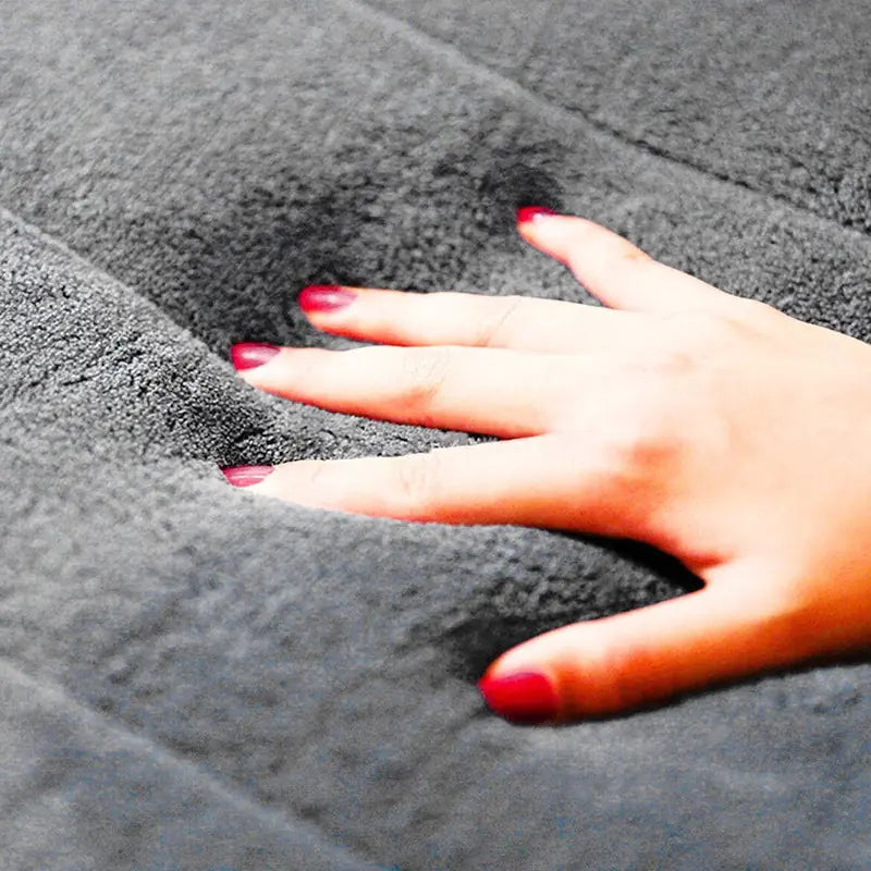 Absorbent bath mat