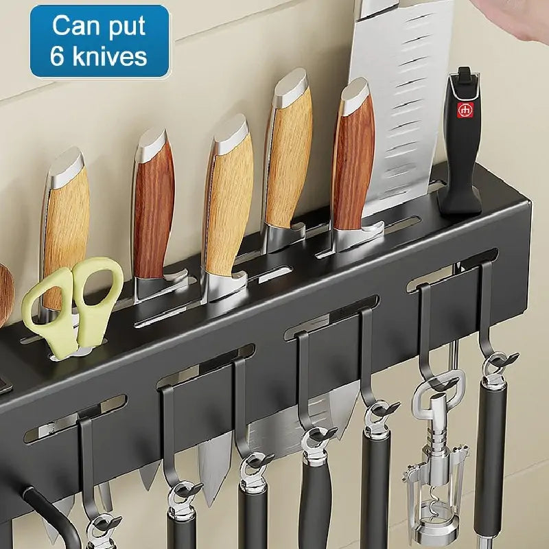 !Multifunctional wall cutlery holder